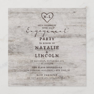 カーディド・スウィートレッツ祝婚約パーティ 招待状