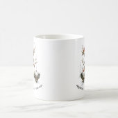 カーディナルと雪だるま コーヒーマグカップ (中央)