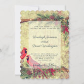 カーディナルの結婚式招待状 招待状 (正面)