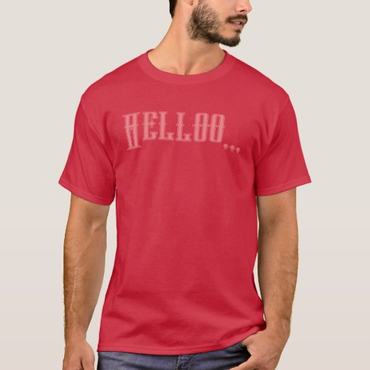カーディナルカラーカスタムテキストTシャツ Tシャツ (正面)