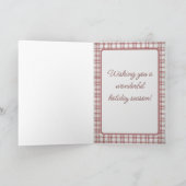 カーディナルクリスマスカード カード (内部)