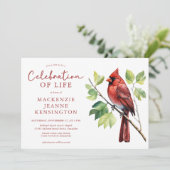 カーディナルレッドバードライフセレブレーション追悼記念 招待状 (スタンド正面)