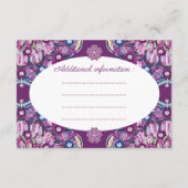 カーディナルレッドロザセ エンクロージャーカード (裏面)