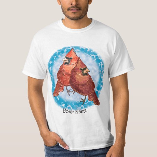 カーディナル カップル Tシャツ (正面)