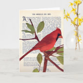 カーディナル カード (黄色い花)