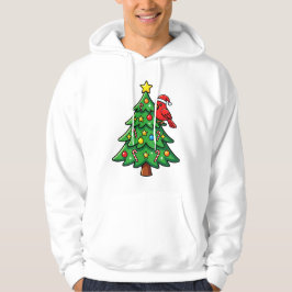 カーディナル クリスマスツリーの歓喜 パーカ