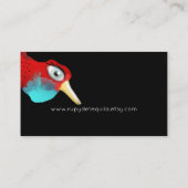 カーディナル ビジネスカード ヴィンテージ 鳥 (裏面)