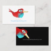 カーディナル ビジネスカード ヴィンテージ 鳥 (正面/裏面)