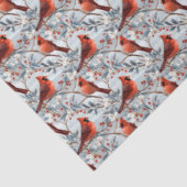 カーディナル | ブルーバックグラウンドクリスマスティッシュペーパー 薄葉紙 (詳細)