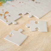 カーディフウェールズのスカイライン ジグソーパズル (側面)