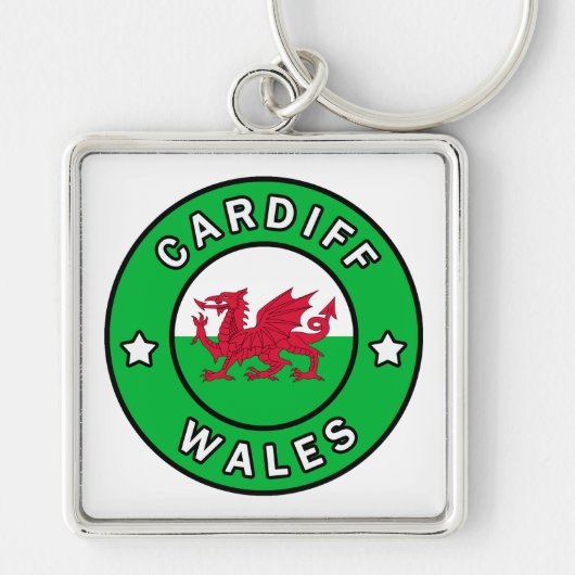 カーディフウェールズ キーホルダー (正面)