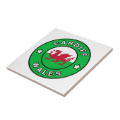 カーディフウェールズ タイル (側面)