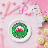 カーディフウェールズ ペーパープレート (パーティー)