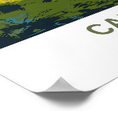 カーディフカリフォルニアトラベルプリント ポスター (角)