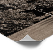 カーディフキャッスルIIセピア ポスター (角)