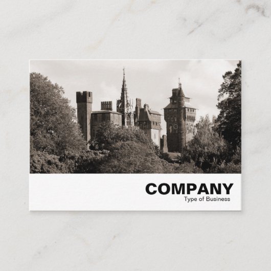 カーディフキャッスルIIセピア 名刺 (正面)