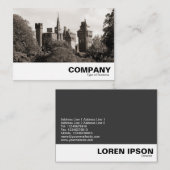 カーディフキャッスルIIセピア 名刺 (正面/裏面)