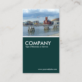 カーディフベイ – ダークグリーン 名刺