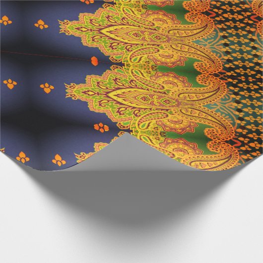 カーディフペイズリーサンリア ラッピングペーパー (角)