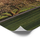 カーディフ城の初期の春日光 ポスター (角)