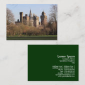 カーディフ城の初期春日光 名刺 (正面/裏面)