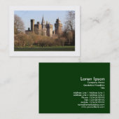 カーディフ城イン初期春縁ど(K) 名刺 (正面/裏面)