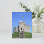 カーディフ城ビューポストカード ポストカード (スタンド正面)