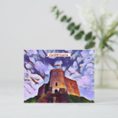 カーディフ城，ウェールズ，英国はがき ポストカード (スタンド正面)