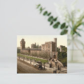 カーディフ城 I, カーディフ, ウェールズ ポストカード (スタンド正面)