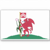 カーディフ市旗 シール (正面)