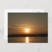 カーディフ湾の夕日 ポストカード (正面/裏面)