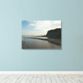 カーディフ湾への入口チャンネル キャンバスプリント (インサイチュ (ウッドフロア))