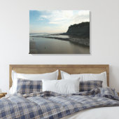 カーディフ湾への入口チャンネル キャンバスプリント (インサイチュ (寝室))