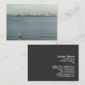 カーディフ湾を見渡す 名刺 (正面/裏面)