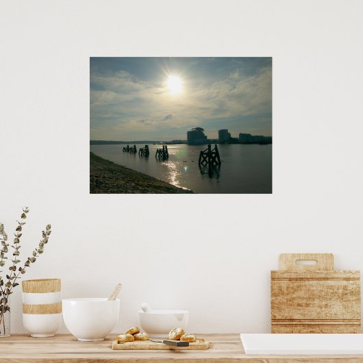 カーディフ湾 ポスター (キッチン)