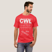 カーディフ空港CWL Tシャツ (正面フル)