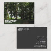 カーディフ・ビュート・パーク・ウッズ 名刺 (正面/裏面)