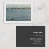 カーディフ・ベイ上縁どの表示 名刺 (正面/裏面)