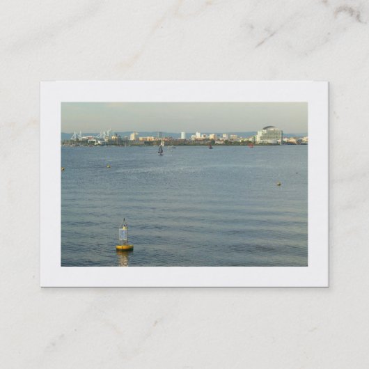 カーディフ・ベイ上縁どの表示 名刺 (正面)