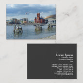 カーディフ・ベイ、カーディフ。 名刺 (正面/裏面)