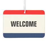 カーディーラーのウェルカムプロモーションカスタマイズ カーエアーフレッシュナー (裏面)