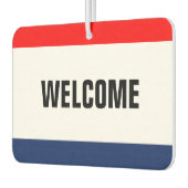 カーディーラーのウェルカムプロモーションカスタマイズ カーエアーフレッシュナー (左)