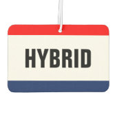 カーディーラーのハイブリッドプロモーションカスタマイズ カーエアーフレッシュナー (裏面)