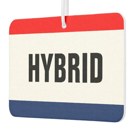 カーディーラーのハイブリッドプロモーションカスタマイズ カーエアーフレッシュナー (左)