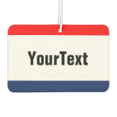 カーディーラーのプロモーションサイネージそれをパーソナライズ カーエアーフレッシュナー (裏面)