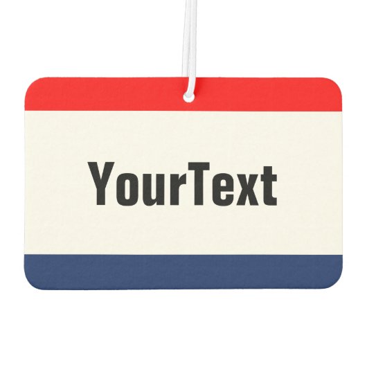 カーディーラーのプロモーションサイネージそれをパーソナライズ カーエアーフレッシュナー (裏面)