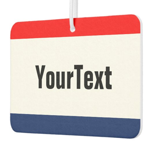 カーディーラーのプロモーションサイネージそれをパーソナライズ カーエアーフレッシュナー (左)