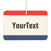 カーディーラーのプロモーションサイネージそれをパーソナライズ カーエアーフレッシュナー (正面)