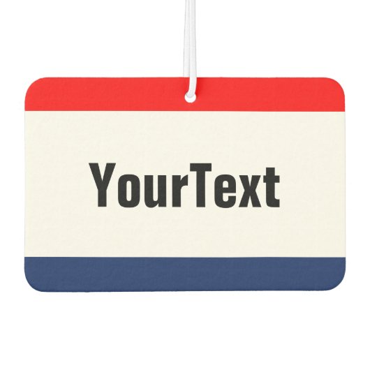 カーディーラーのプロモーションサイネージそれをパーソナライズ カーエアーフレッシュナー (正面)