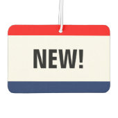 カーディーラースタイル新しいプロモーションカスタマイズ カーエアーフレッシュナー (裏面)